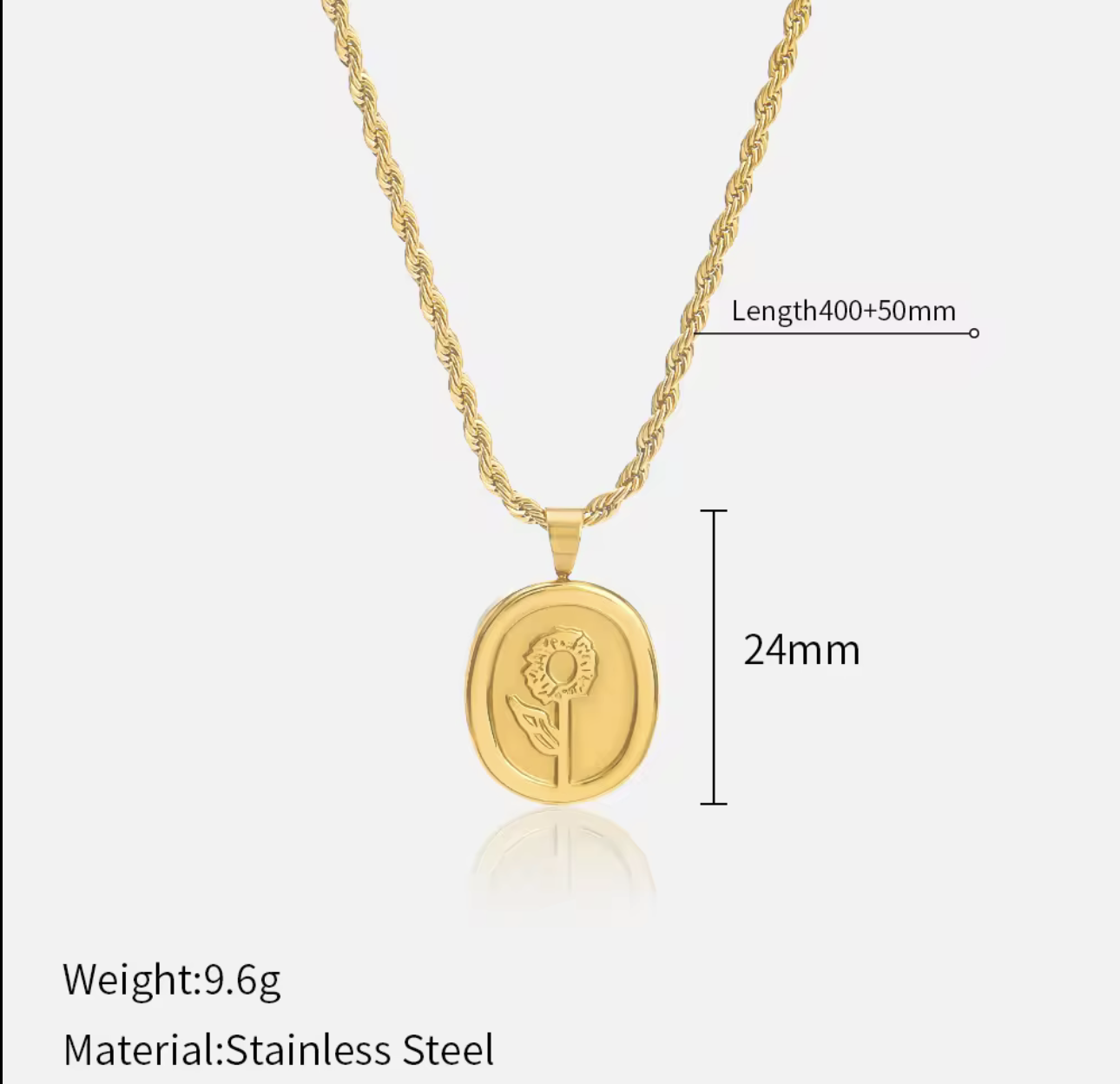 Sun medallion