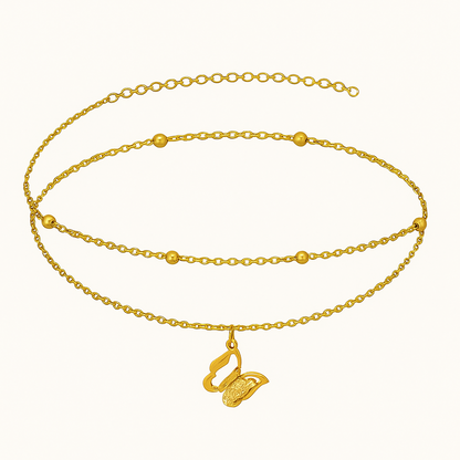 Flutterglow Anklet