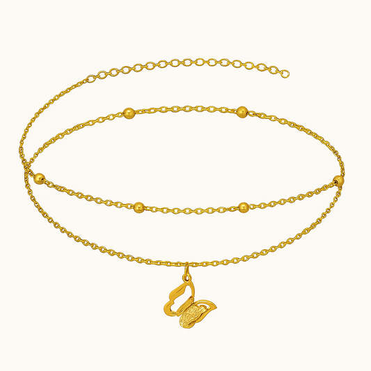 Flutterglow Anklet