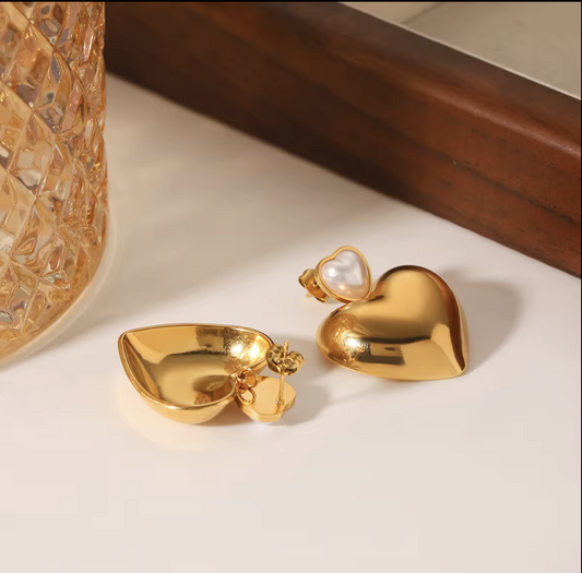 Heart Pearl Drops