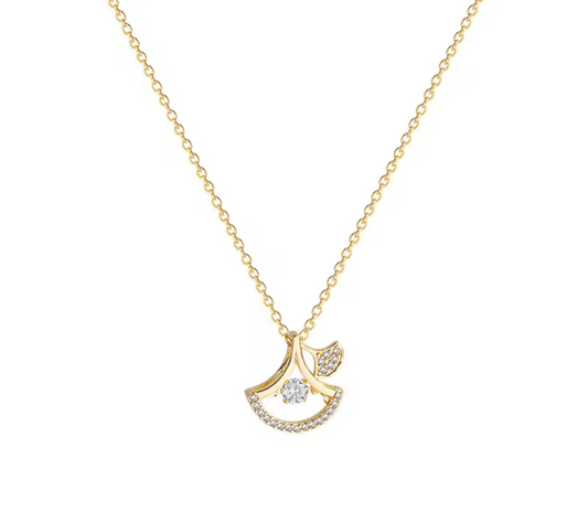 Floral pendant necklace
