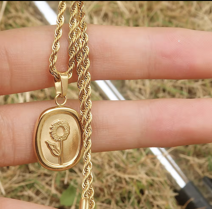Sun medallion