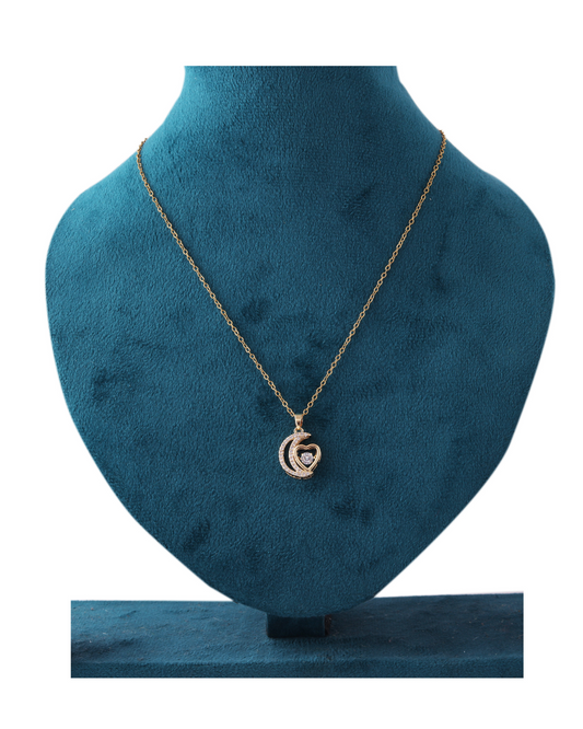 Moon Heart Charm