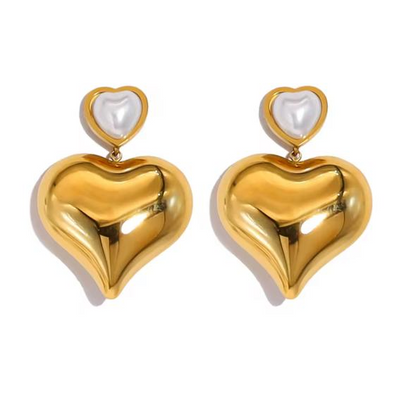 Heart Pearl Drops