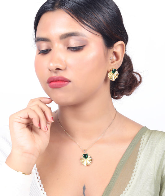 Golden Emerald set